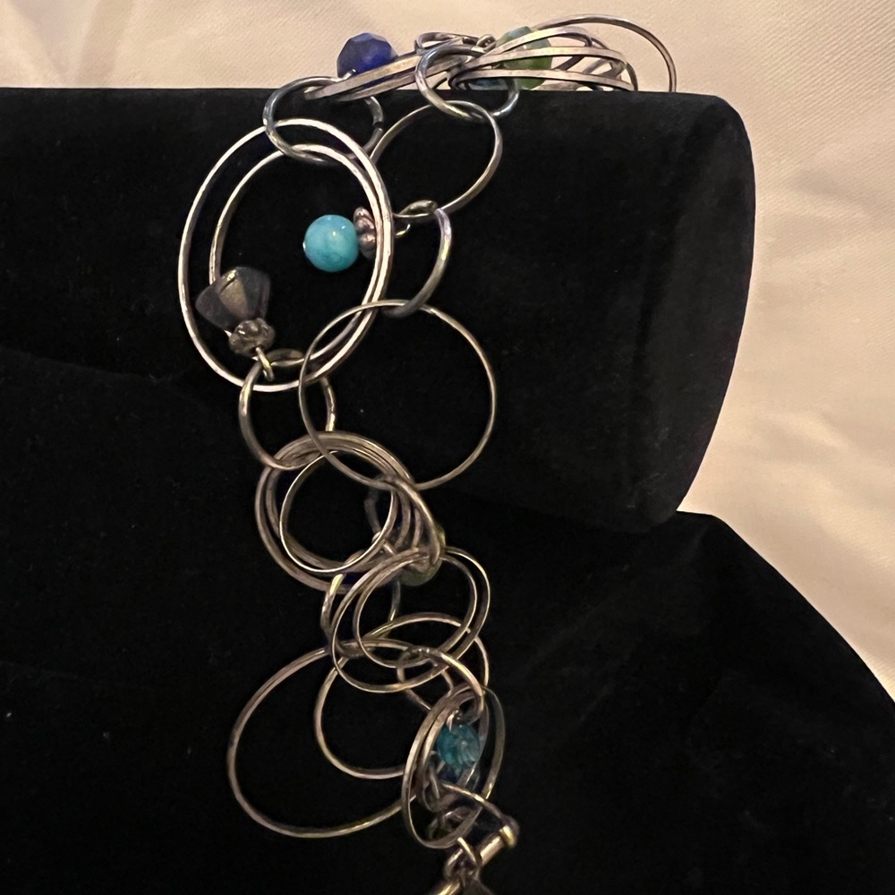 Cute Chicos Silver tone stones fashion bracelet